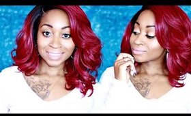 Carnival Ready Hair | Zury Sis Royal Swiss Pre-Tweezed Lace Wig - LU- SOM RT BURG