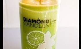 REVIEW & GIVEAWAY: Diamond Candles Vanilla Lime Candle