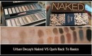Urban Decay Naked palette VS Quo Back to Basics Palette DUPE?