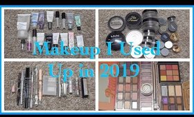 Makeup I Used Up in 2019