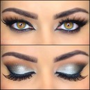 Silver Eye Makeup