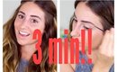 3 minute makeup challenge!!