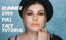 Glimmer Eyes and Nude Lip Fiery Full Face Tutorial for Summer