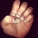 Last Christmas nail art design
