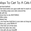12 Ways to Get A Girl's Heart!