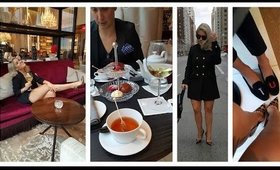 NYC HIGH TEA WITH US - GET READY WITH ME,OUTFITS & VLOG