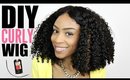 How to Make a Curly Wig with Closure► Kinky Curly Lace Wig NaturalBossLady