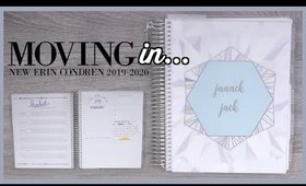 Moving Into My NEW Erin Condren LifePlanner 2019-2020 / My Planner Set Up