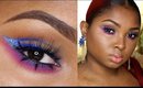 Royal Blue Graphic liner - Full Face tutorial