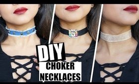 DIY CHOKER Necklaces | Tutorial | Easy & Quick | Stacey Castanha ♥♥