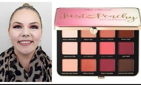 Too Faced Just Peachy Mattes Palette Review