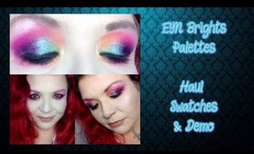 Beauty Bay EYN Brights palettes (all 4) -  swatches and demo