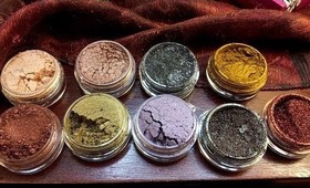 Makeup Geek Loose Pigments { Swatches}