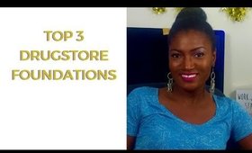 Top 3 Drugstore Foundations