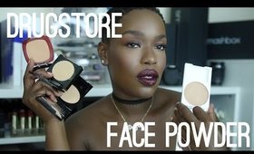 Top 5 DRUGSTORE Facial Powder | Dark Skin Highlight