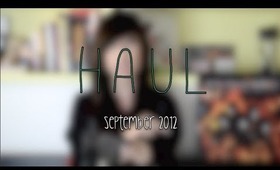 Haul: Sept/Fall 2012 | Beauty, Fashion, Back To School Supplies • MichelleAKJ/MichelleAXOXO ☠