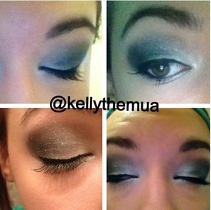Smoky eye! I used Wedding Day and Starry sky from the Sephora collection along with crave from urban decay.
