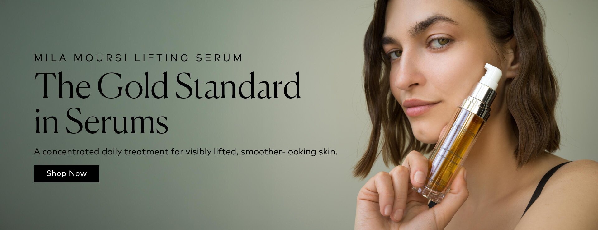 Give skin a daily lift with a concentrated blend of peptides, plant stem cells, hyaluronic acid, and botanical extracts designed to support firmer, smoother-looking skin. Shop the Mila Moursi Lifting Serum at Beautylish.com