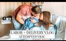 LABOR + DELIVERY VLOG OF BABY OWEN: ATTEMPTED VBAC | Kendra Atkins
