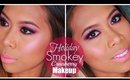 Holiday Smokey Cranberry Makeup Tutorial by AirahMorenaTV