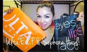 Ulta, E.L.F and Sephora Haul!