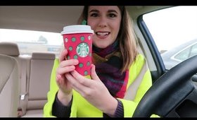 STARBUCKS HOLIDAY DRINKS + SHOP WITH ME & CHLOE | Weekend Vlog