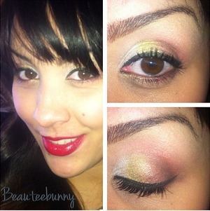 49ers inspired makeup for the Superbowl. 