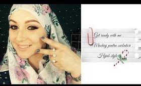 Machiaj pentru sarbatori /Make-up tutorial / Hijab tutorial /Get ready with me