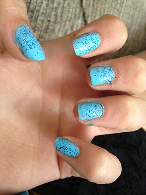 A little blue sparkle to add excitement to the day!