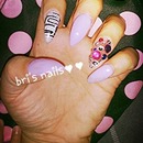 Lilac Stiletto Nails