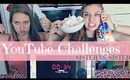 YouTube Challenges ft. Vicky! [Cotton Ball Challenge, Chubby Bunny & Saltine Cracker Challenge]