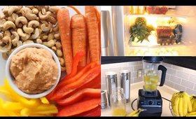 FRIDGE TOUR + DAILY EATS: PLANT BASED FOOD DIARY #6