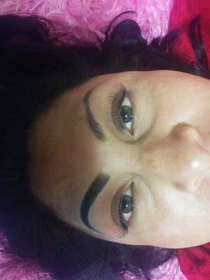 I did my moms brows what do you ladies think?:D