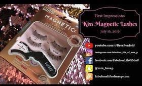 Kiss Magnetic Lashes | First Impressions & Try-on | Fabulous Life of Mrs. P