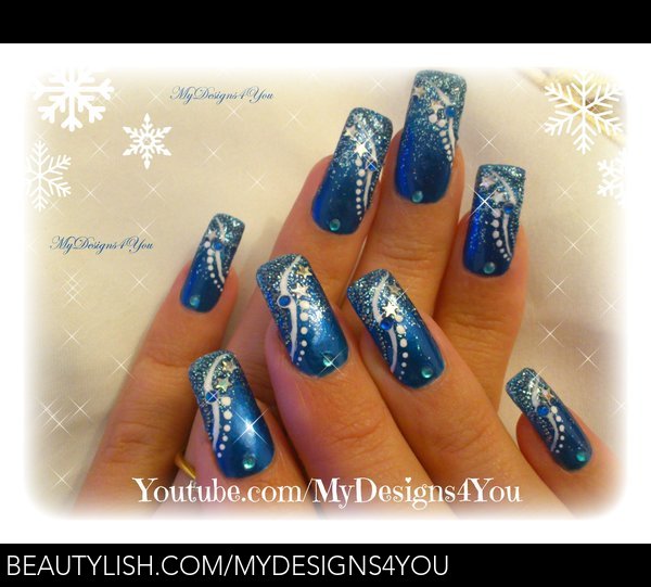 26 Winter Nail Art Ideas - Cute, Chic, Trendy & Festive! | Xmas nails,  Christmas nails easy, Christmas gel nails
