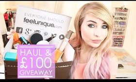 Feel Unique Haul & £100 GIVEAWAY! | Katie Snooks