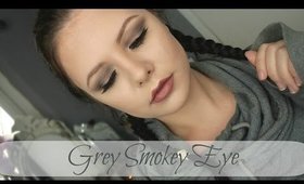 Grey Smokey Eye Tutorial | Danielle Scott