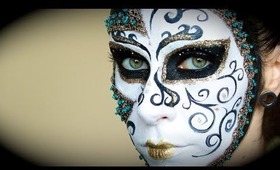 Masquerade Mask Makeup Tutorial.