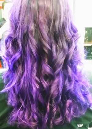 purple hair