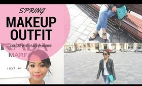 SPRING MAKEUP & OUTFIT | COLLAB WITH RACHELASHHH
