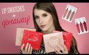 Dose of Colors Holiday 2017 Sets | Lip Swatches + Giveaway!