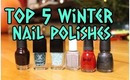 Top 5 winter nail polishes & GIVEAWAY ft. Candylens