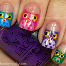Cris of LTHP Infamous Owl Nails! 