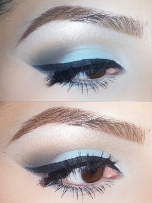 Baby Blue Look ;) tutorial on my channel , check it out @ lethalbeauty_xo 
