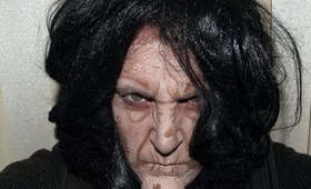 Old Hag Witch makeup - using theatrical ageing techniques