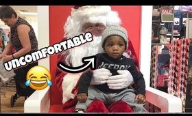 Bam's First Pictures With Santa! + Video shoot Behind the Scenes