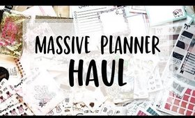 Massive Planner Haul feat  Two Lil Bees, Grin & Bear It, Grumpy Bear, Ashy Leigh, and more
