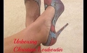 Christian Louboutin Daffodile in Python Unboxing