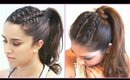BRAIDED PONYTAIL HAIR TUTORIAL INSPIRED BY SHRADDHA KAPOOR IN HALF GIRLFRIEND │ PONYTAIL HAIRSTYLE