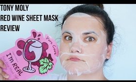 Tony Moly Red Wine Sheet Mask Review | Mask Monday